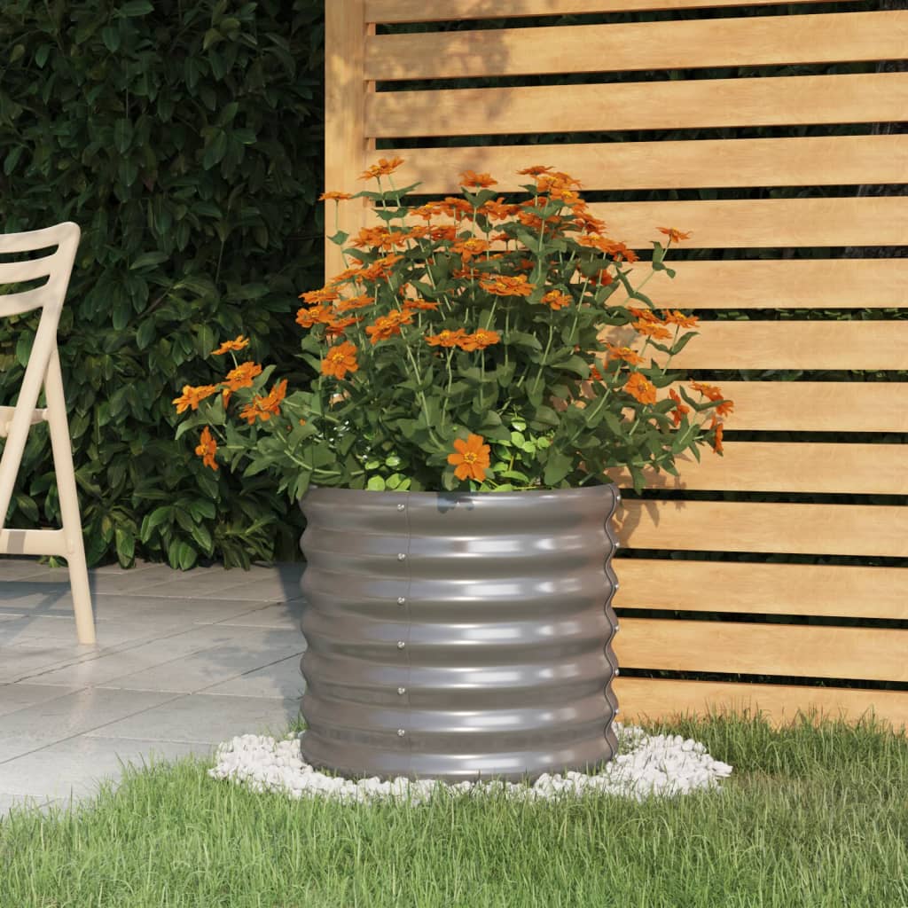 Garden Planter Galvanised Steel
