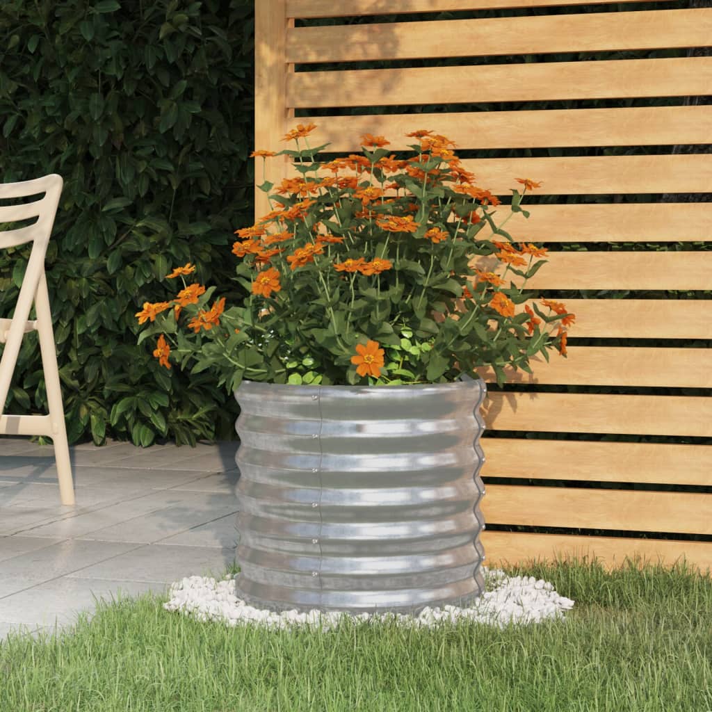 Garden Planter Galvanised Steel