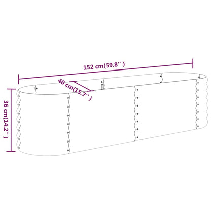 Garden Raised Bed Galvanised Steel