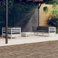 6 Piece Garden Lounge Set With Anthracite Cushions Pinewood