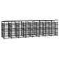 Outdoor Dog Kennel Steel 1.84 M²
