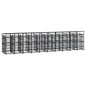 Outdoor Dog Kennel Steel 1.84 M²