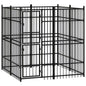 Outdoor Dog Kennel Steel 3.69 M²