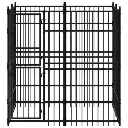 Outdoor Dog Kennel Steel 3.69 M²