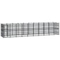 Outdoor Dog Kennel Steel 3.69 M²