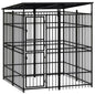 Outdoor Dog Kennel Steel 3.69 M²