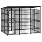 Outdoor Dog Kennel Steel 3.69 M²