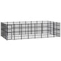 Outdoor Dog Kennel Steel 8.29 M²
