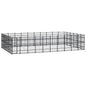 Outdoor Dog Kennel Steel 8.29 M²