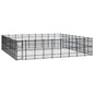 Outdoor Dog Kennel Steel 8.29 M²