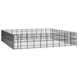 Outdoor Dog Kennel Steel 8.29 M²