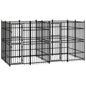 Outdoor Dog Kennel Steel 11.06 M²