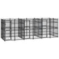 Outdoor Dog Kennel Steel 11.06 M²