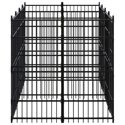 Outdoor Dog Kennel Steel 11.06 M²