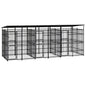 Outdoor Dog Kennel Steel 11.06 M²