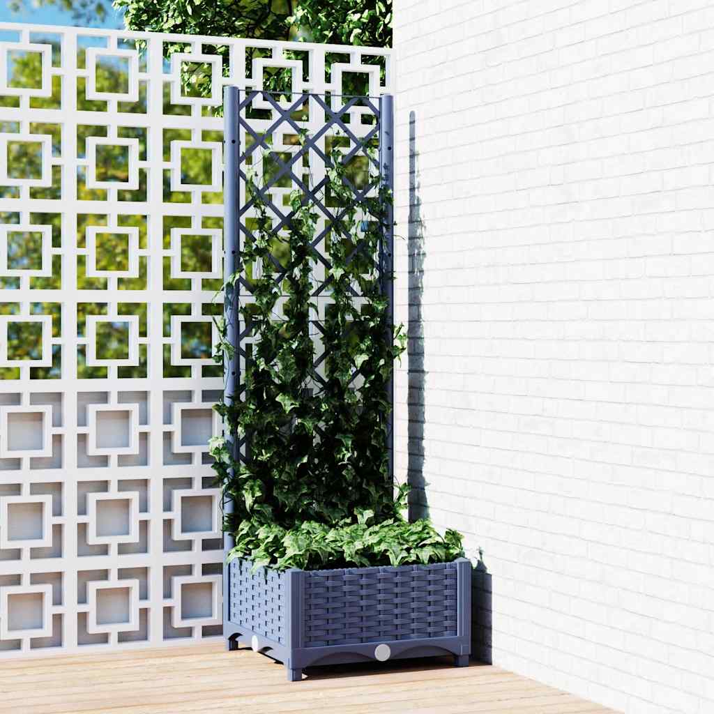 Garden Planter With Trellis Pp