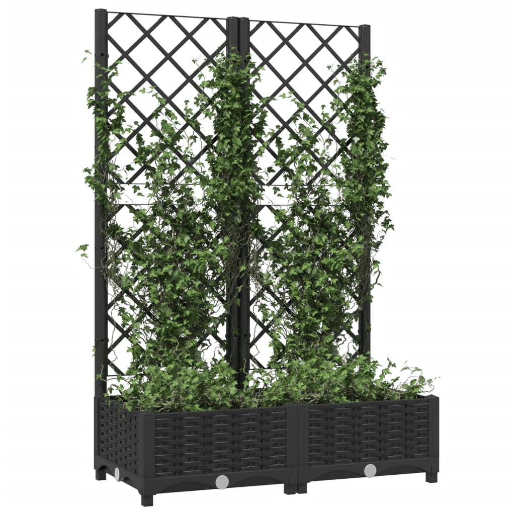 Garden Planter With Trellis Pp