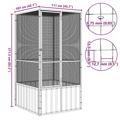 Bird Cage Galvanised Steel