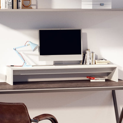 Monitor Stand 100X27X15 Cm Solid Wood Pine