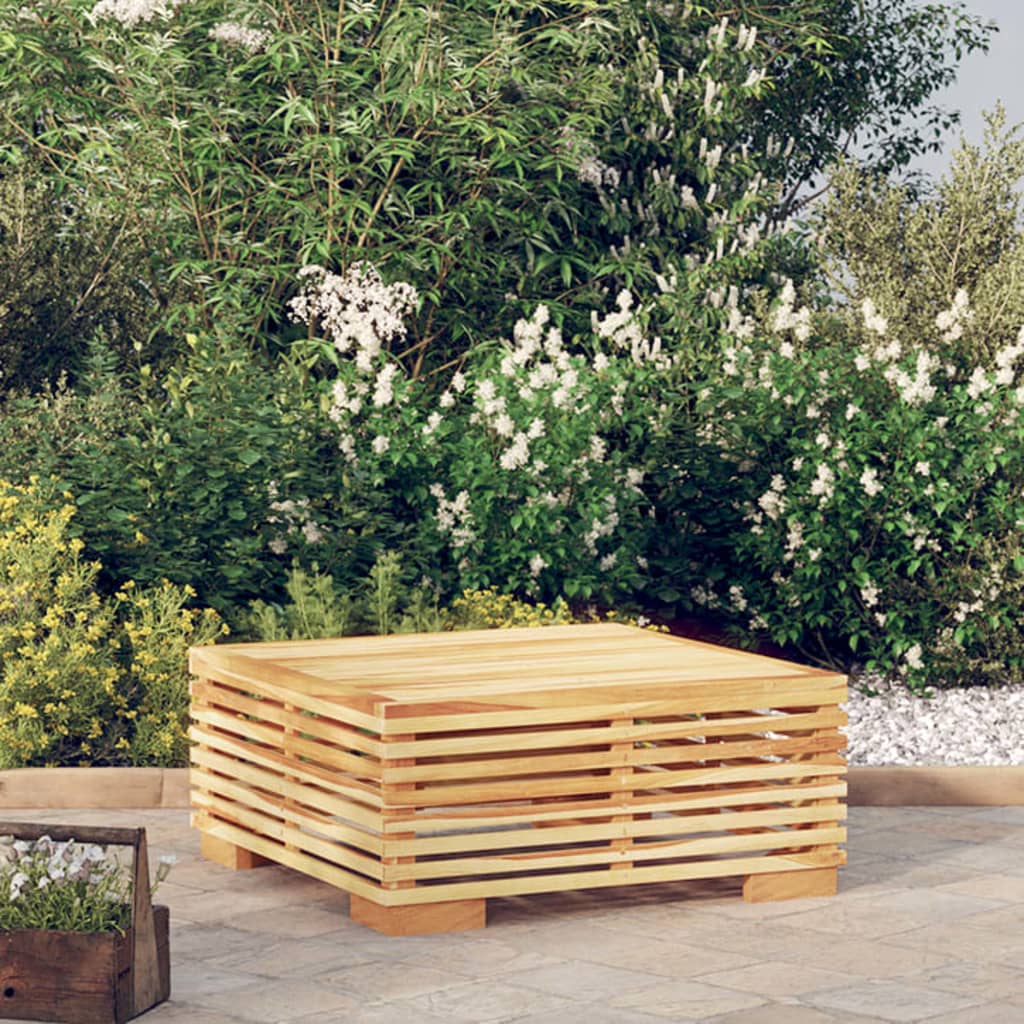 Garden Coffee 69.5X69.5X31 Cm Solid Wood Teak
