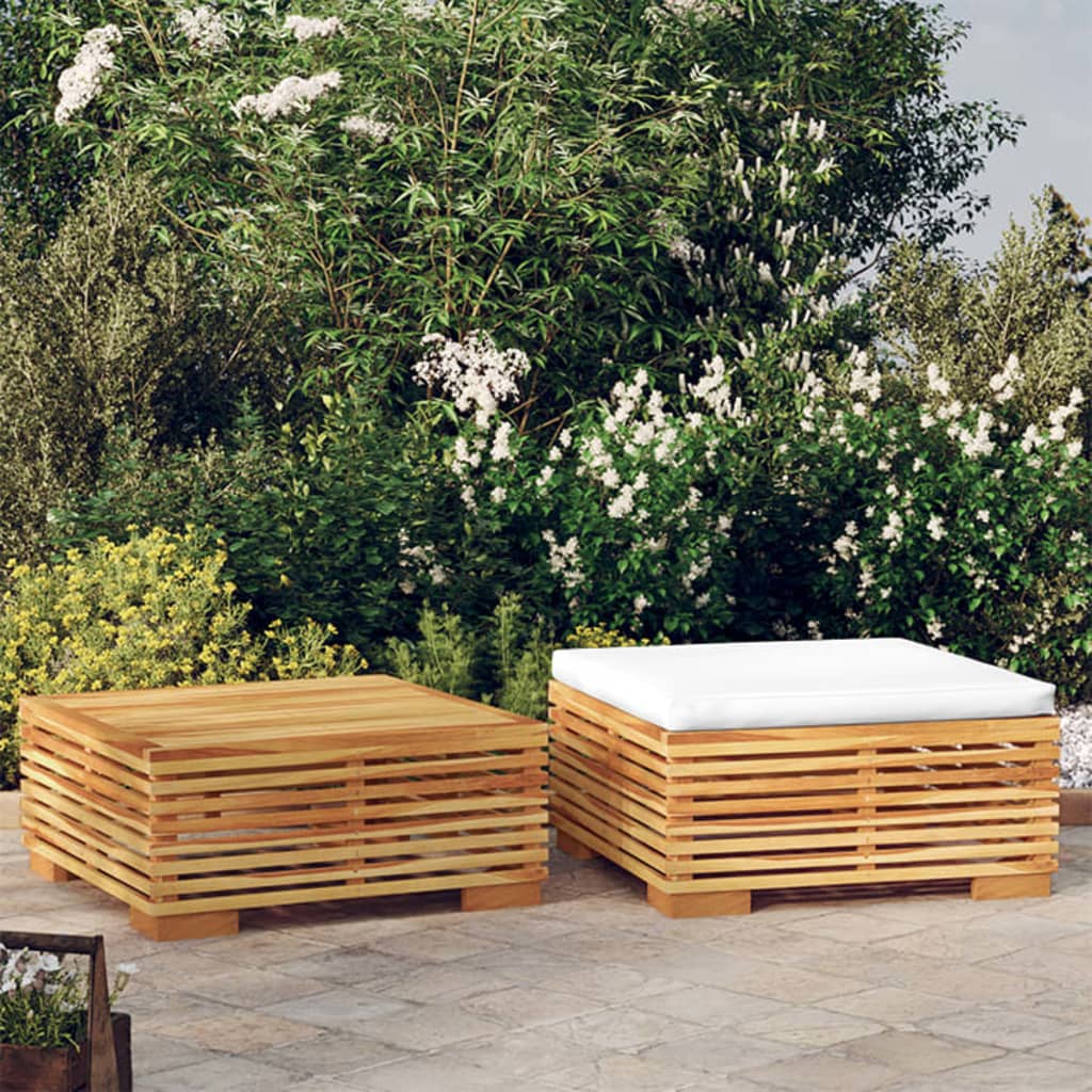 Garden Coffee 69.5X69.5X31 Cm Solid Wood Teak