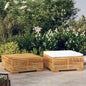 Garden Coffee 69.5X69.5X31 Cm Solid Wood Teak