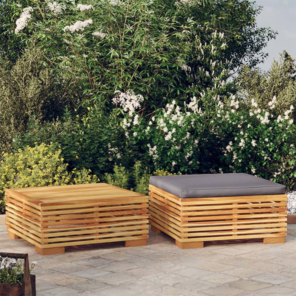 Garden Coffee 69.5X69.5X31 Cm Solid Wood Teak