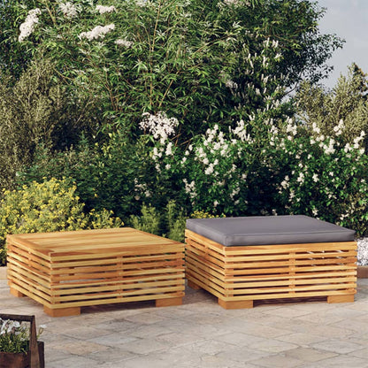 Garden Coffee 69.5X69.5X31 Cm Solid Wood Teak
