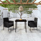 5 Piece Garden Dining Set With Cushions Poly Rattan