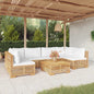 3 Piece Garden Lounge Set With Cushions Solid Wood Teak