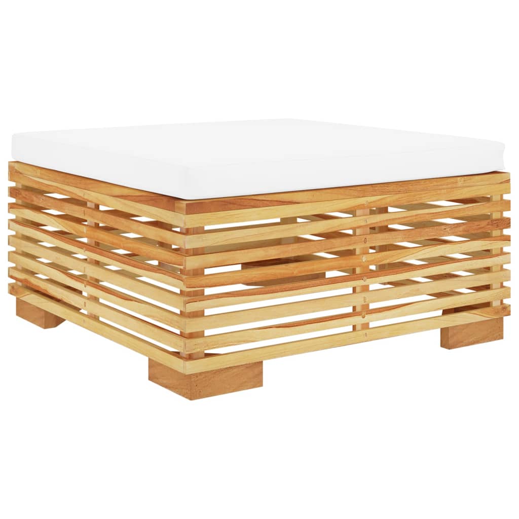 3 Piece Garden Lounge Set With Cushions Solid Wood Teak