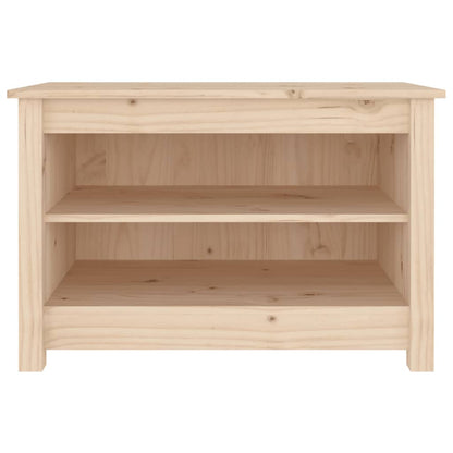 Shoe Bench 70X38X45.5 Cm Solid Wood Pine