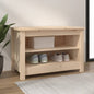 Shoe Bench 70X38X45.5 Cm Solid Wood Pine