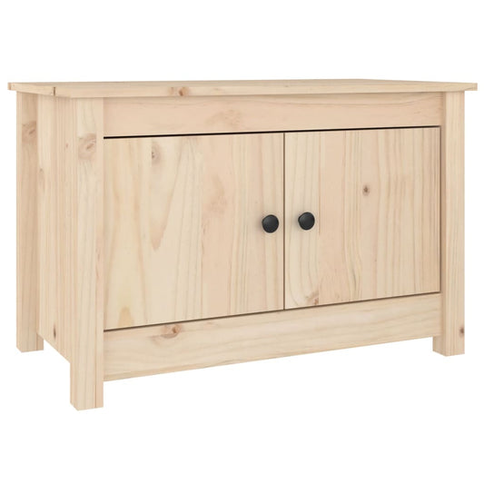 Shoe Cabinet 70X38X45.5 Cm Solid Wood Pine