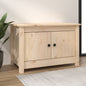 Shoe Cabinet 70X38X45.5 Cm Solid Wood Pine