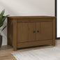 Shoe Cabinet 70X38X45.5 Cm Solid Wood Pine
