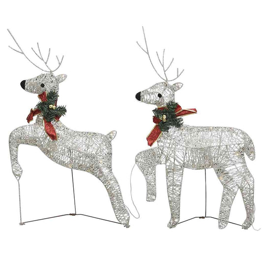 Christmas Reindeers 2 Pcs 40 Leds