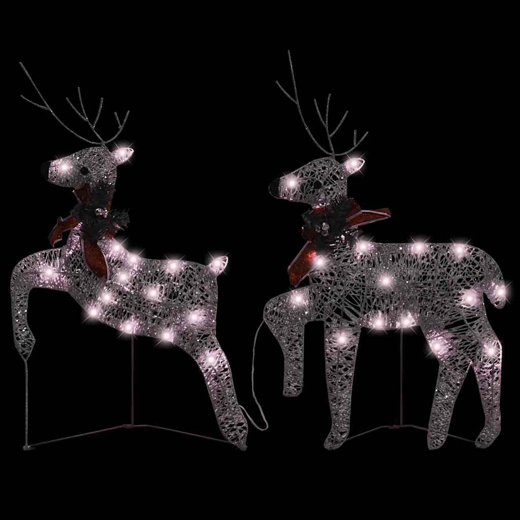 Christmas Reindeers 2 Pcs 40 Leds