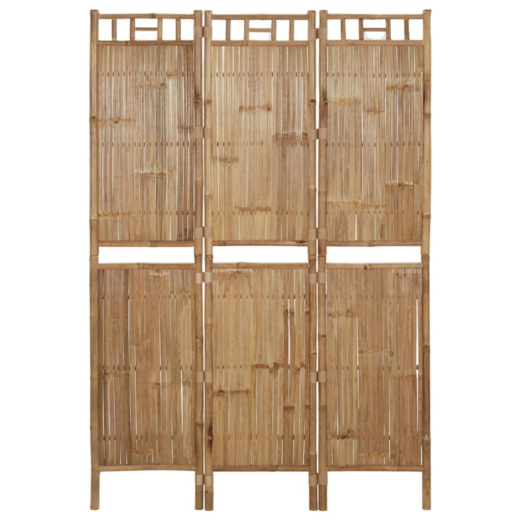 3-Panel Room Divider Bamboo