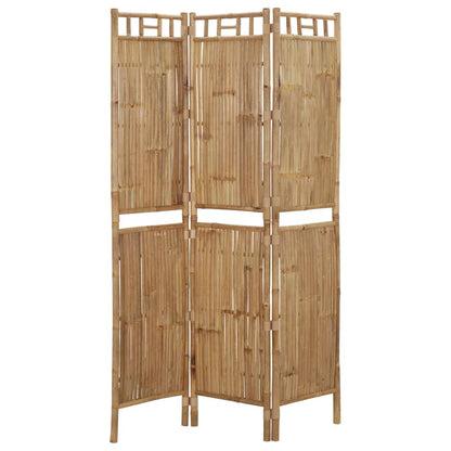 3-Panel Room Divider Bamboo