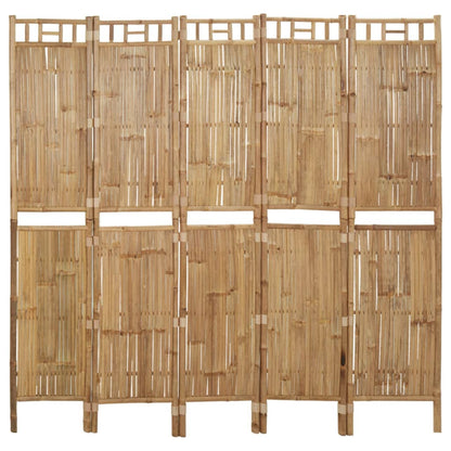 3-Panel Room Divider Bamboo