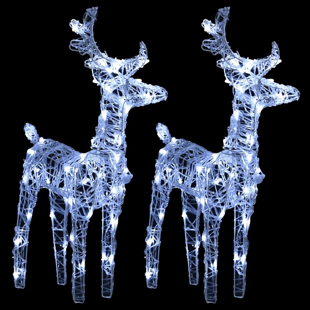 Reindeers & Sleigh Christmas Decoration 240 Leds Acrylic