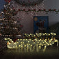 Reindeer & Sleigh Christmas Decoration 60 Leds Outdoor