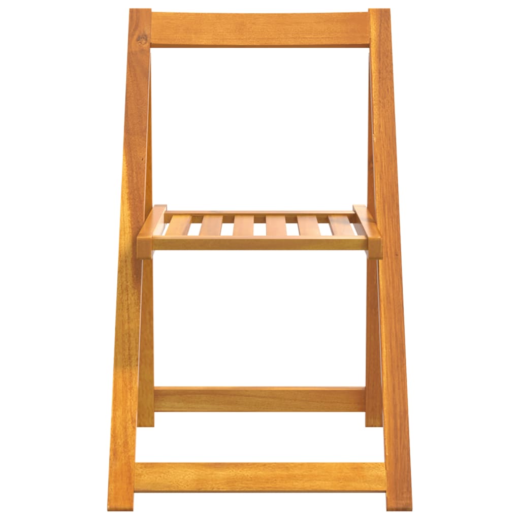 Folding Garden Chairs 6 Pcs Solid Wood Acacia
