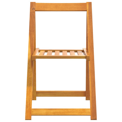 Folding Garden Chairs 6 Pcs Solid Wood Acacia