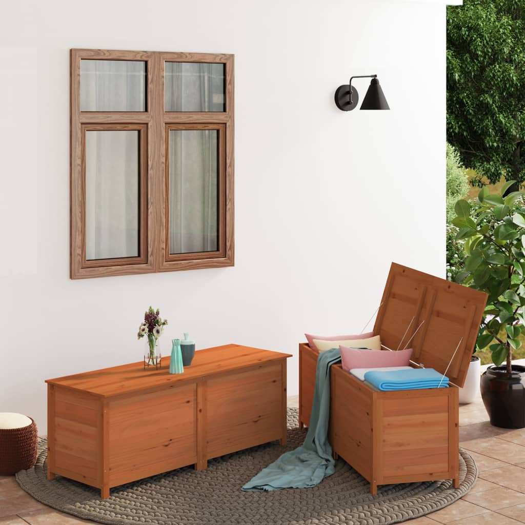 Outdoor Cushion Box Solid Wood Fir