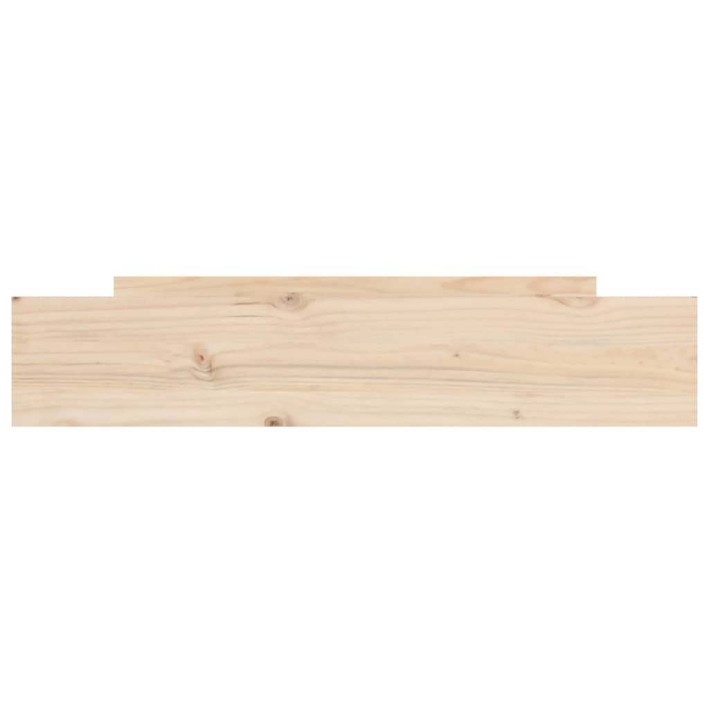 Bed Drawers 2 Pcs Solid Wood Pine