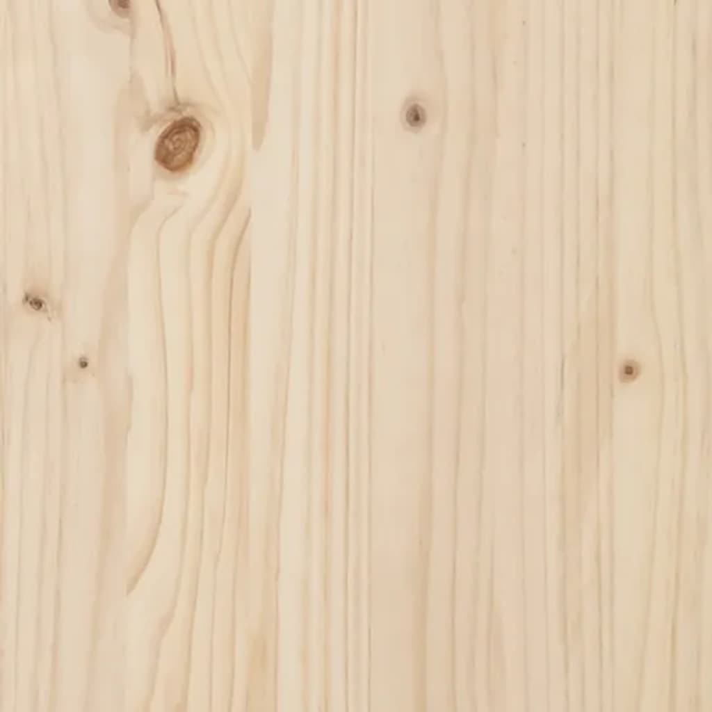 Bed Drawers 2 Pcs Solid Wood Pine