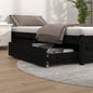 Bed Drawers 2 Pcs Solid Wood Pine