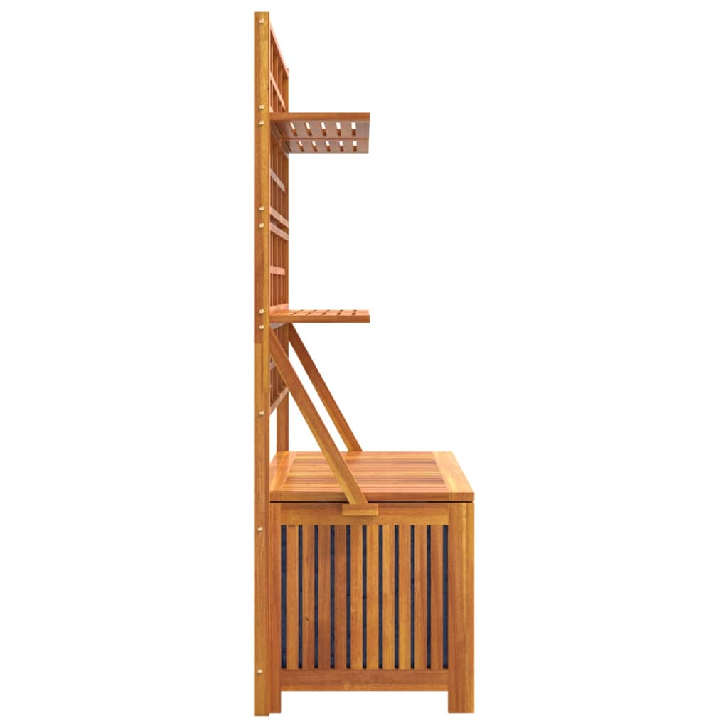 Storage Box With Trellis 99X50X160 Cm Solid Wood Acacia